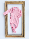 Personalized Ruffle Baby Footie