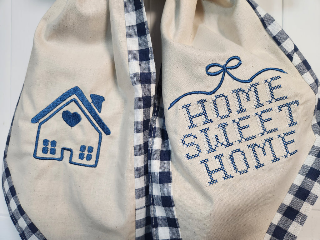 Home Sweet Home Wreath Sash