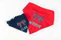 Bow Design Patriotic Personalized Dog Bandana / Scrunchie Style
