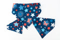 Stars & Stripes Forever Patriotic Dog Bandana / Scrunchie Style