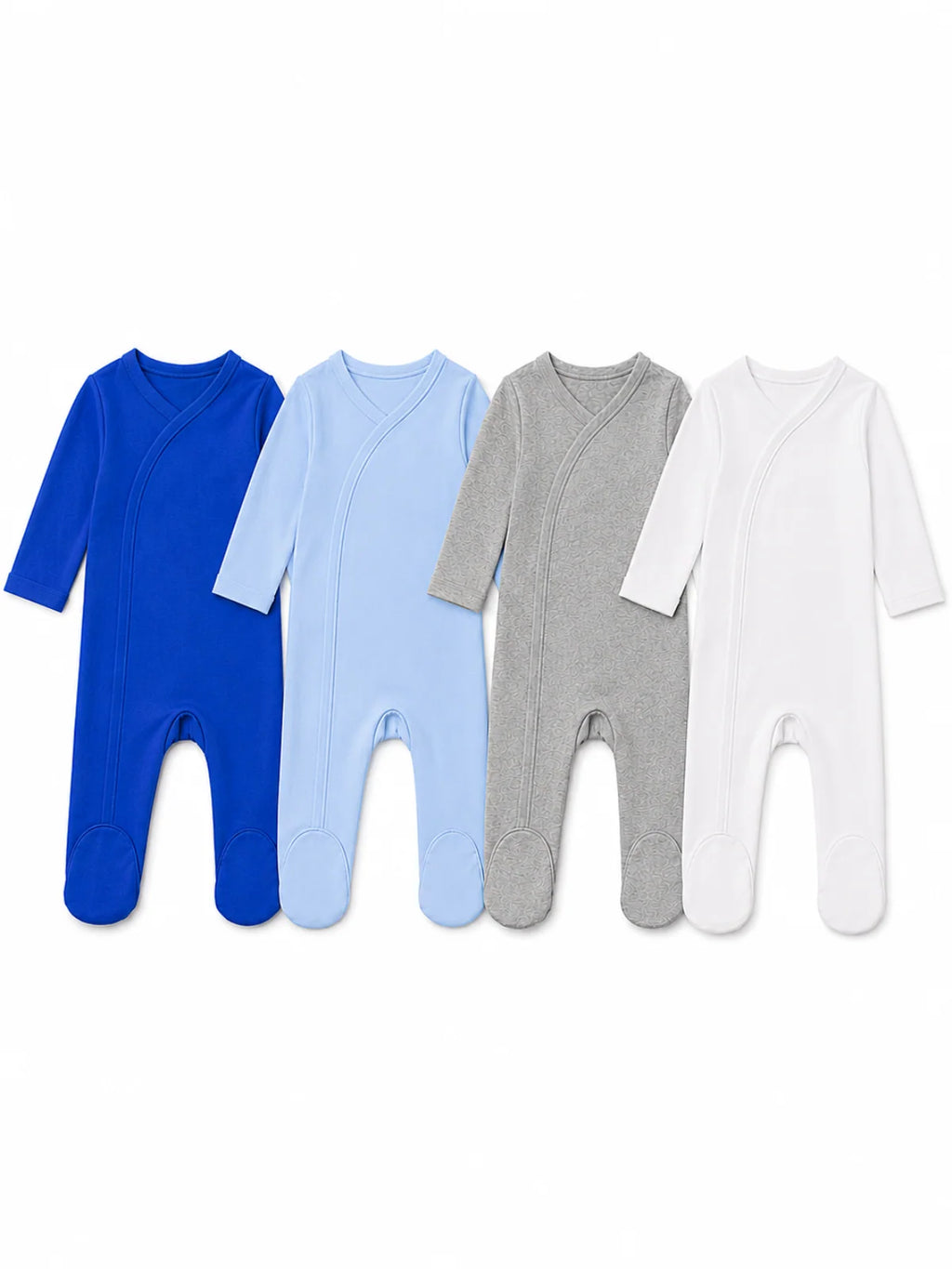 Personalized Baby Footie with Fold-Over Cuffs - Plain