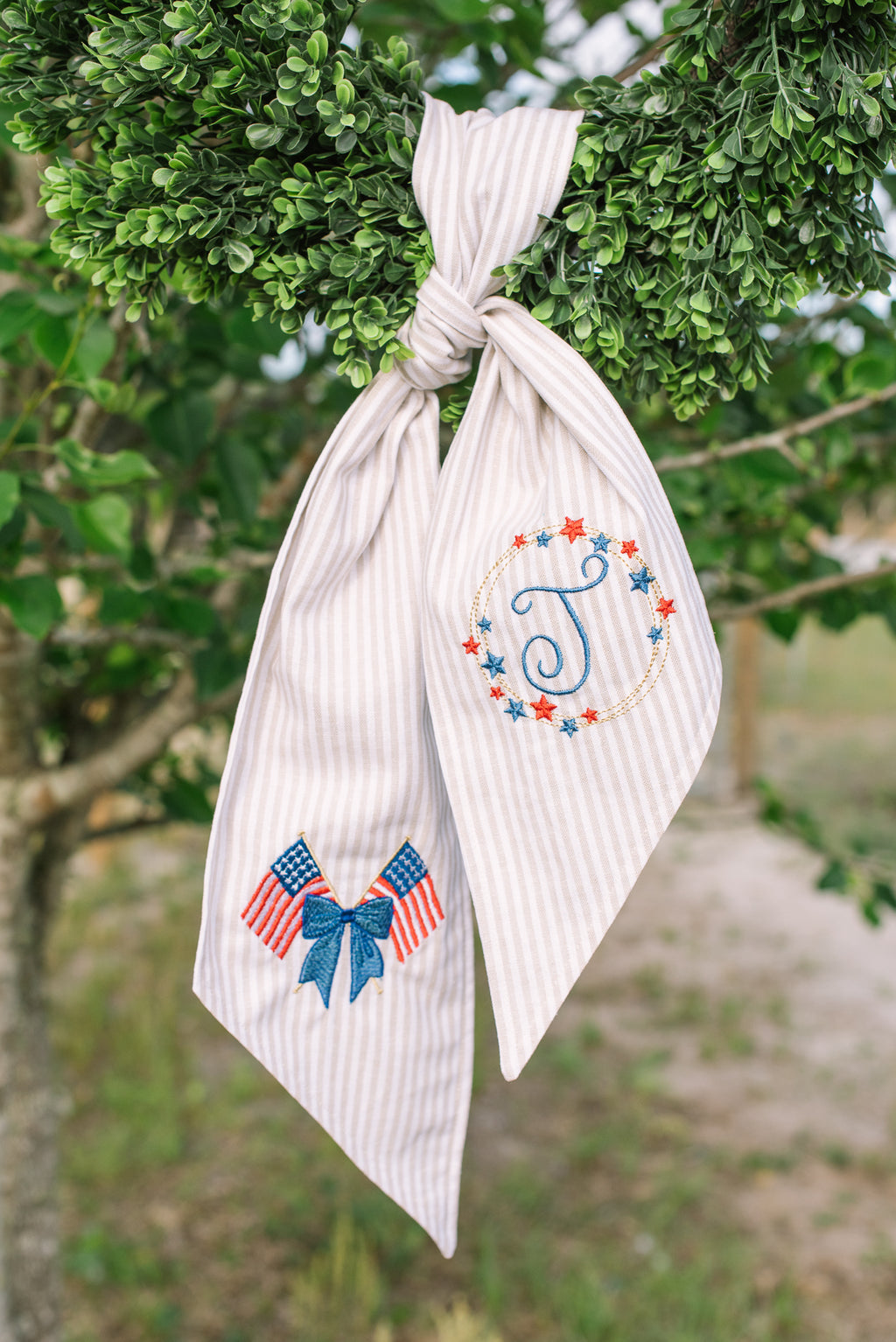 Flags, Patriotic Wreath Sash