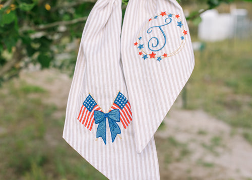 Flags, Patriotic Wreath Sash
