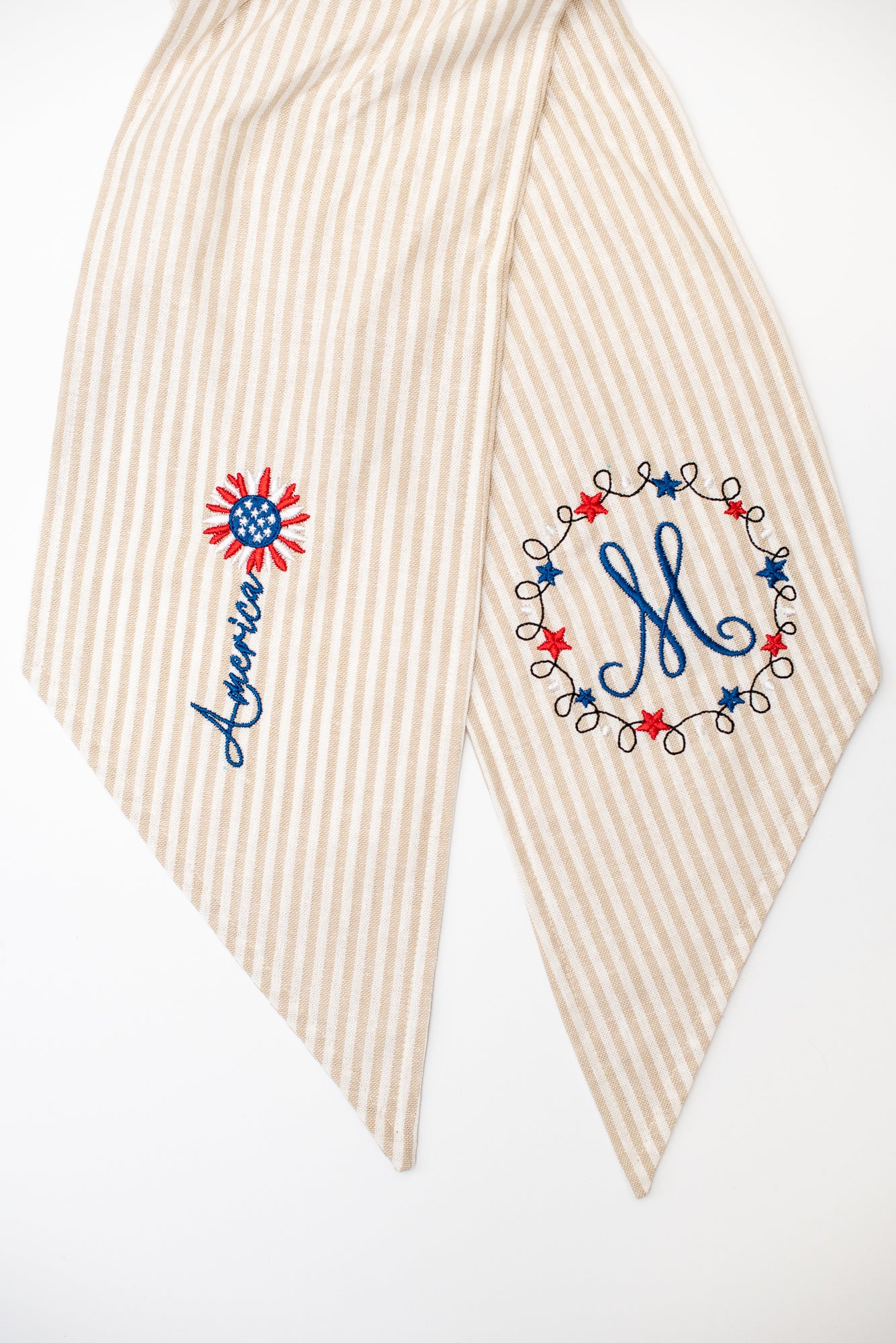 America, Patriotic Wreath Sash