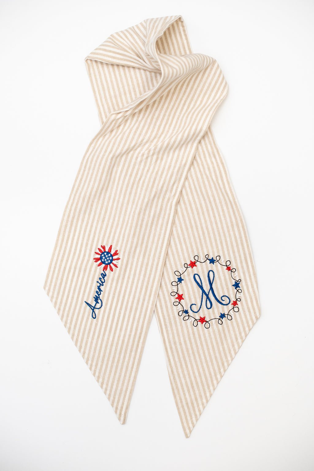 America, Patriotic Wreath Sash