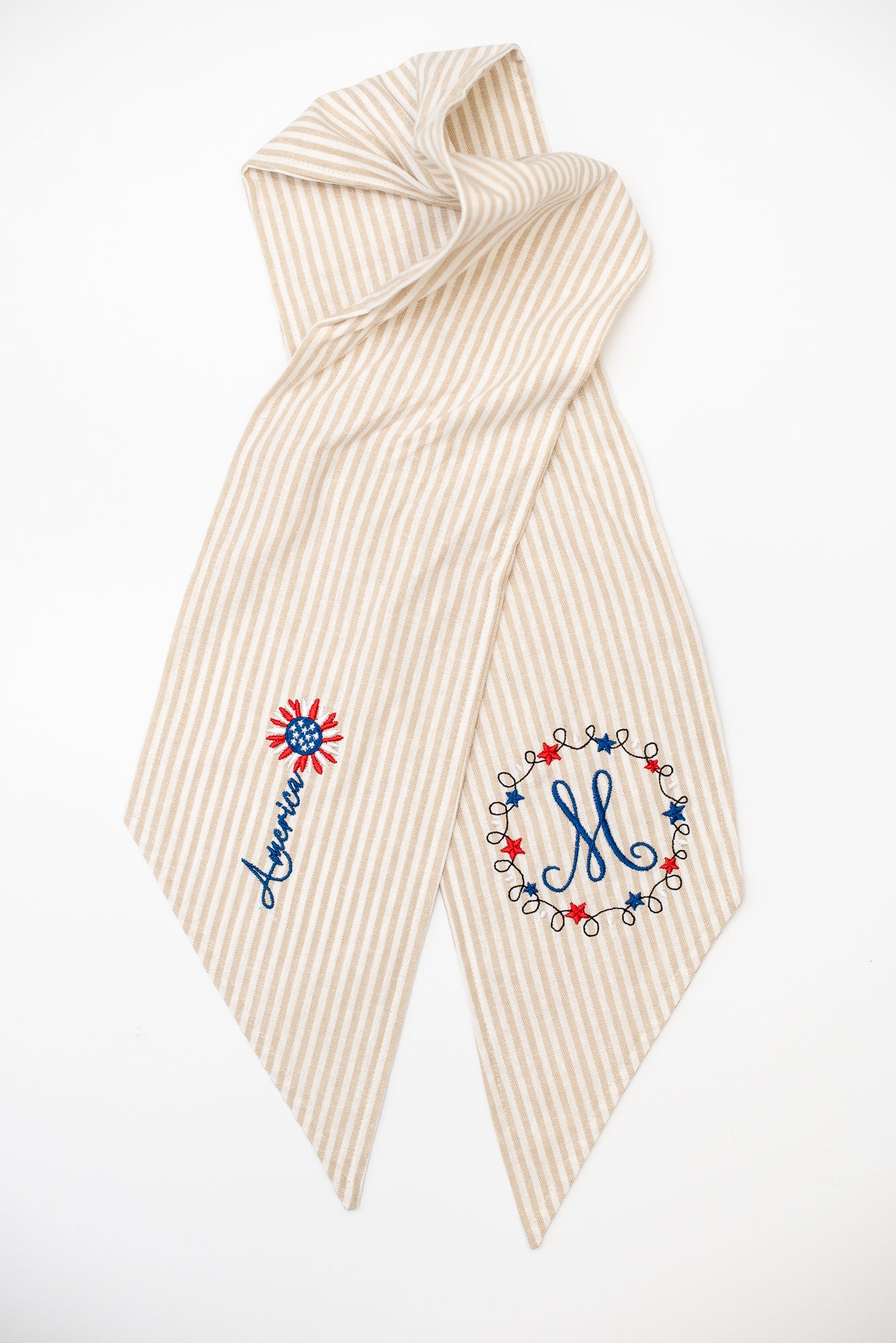 America, Patriotic Wreath Sash