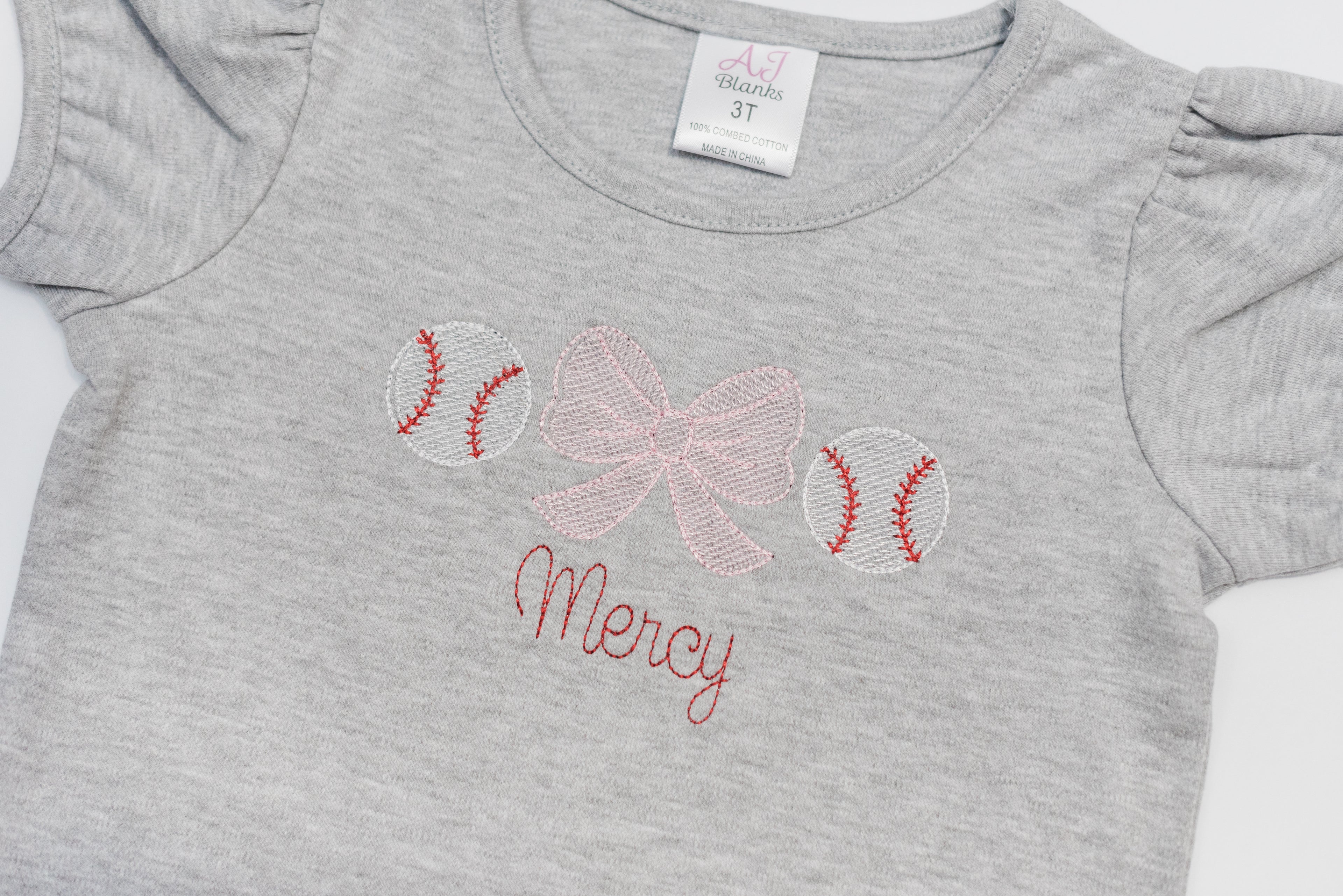 Baseball Bow Tee