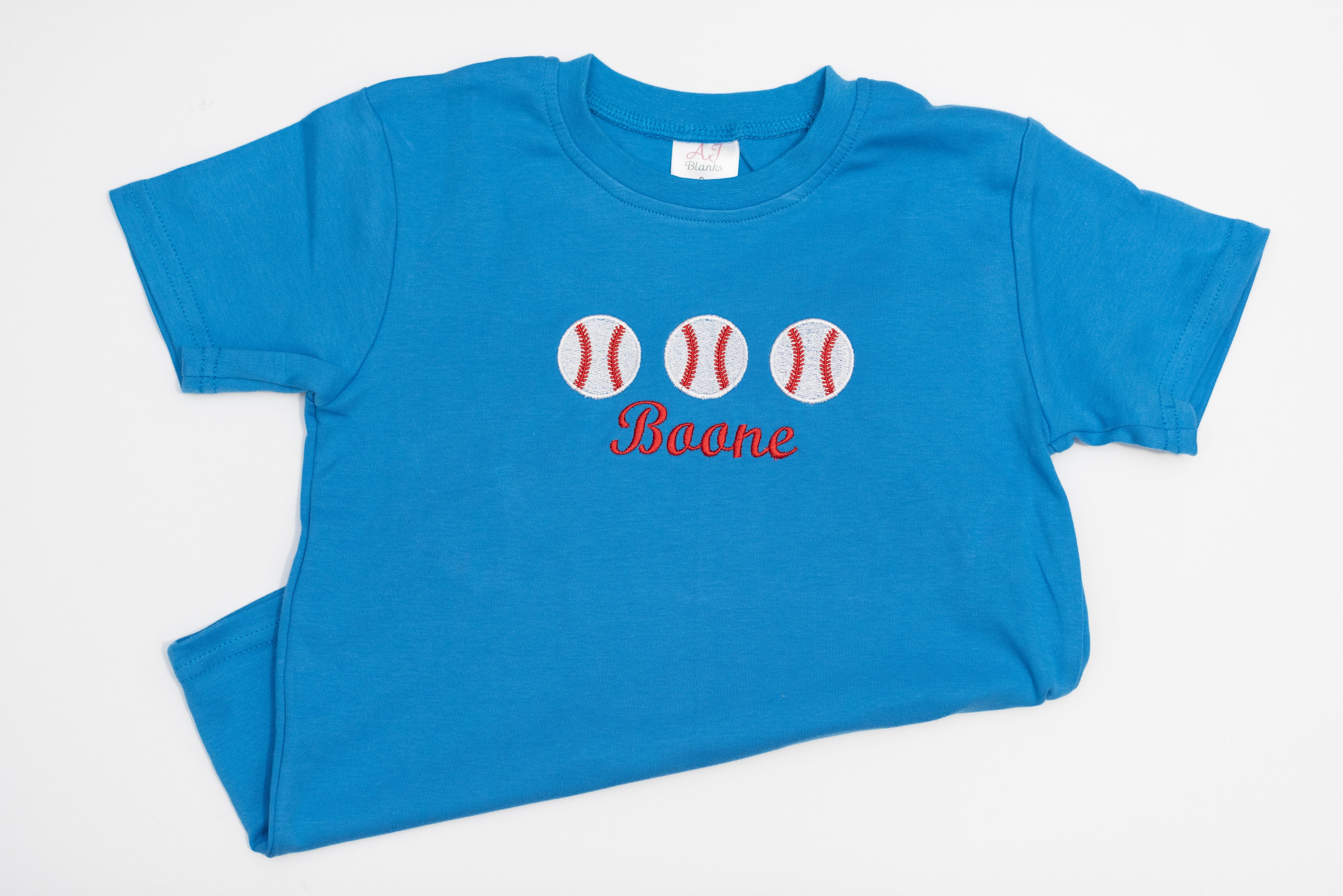 Personalized Baseball Trio Tee