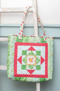 Summer Quilted Tote- Green