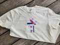 Patriotic Cross Tee- RTS- Medium (A)