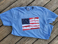 Medium- RTS- Patchwork Flag Tee (B)