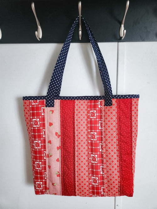 Flag Quilty Tote- Stars