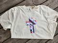 Patriotic Cross Tee- RTS- Medium (B)