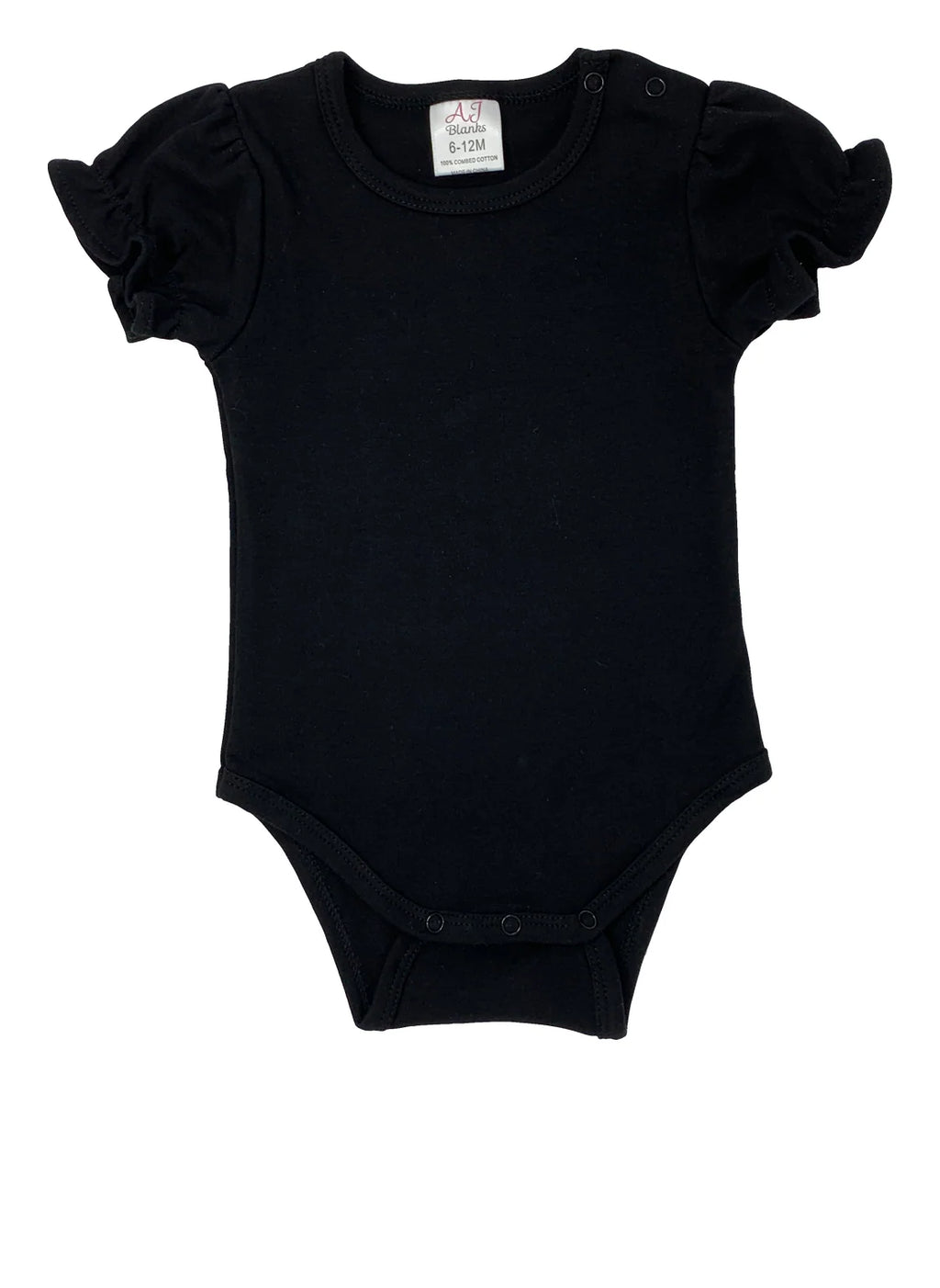 Girl's Ruffle Short Sleeve Bodysuit