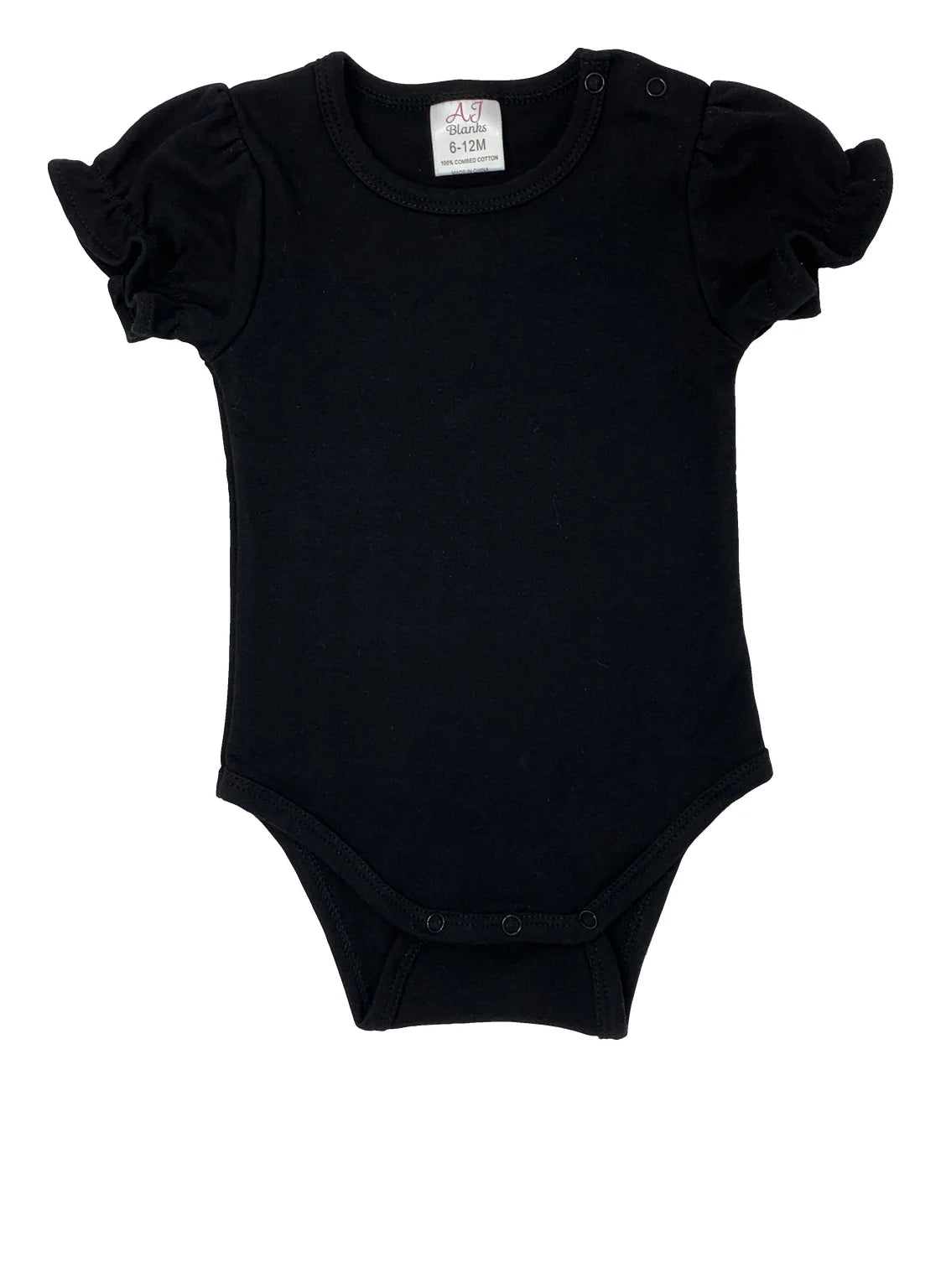 Girl's Ruffle Short Sleeve Bodysuit
