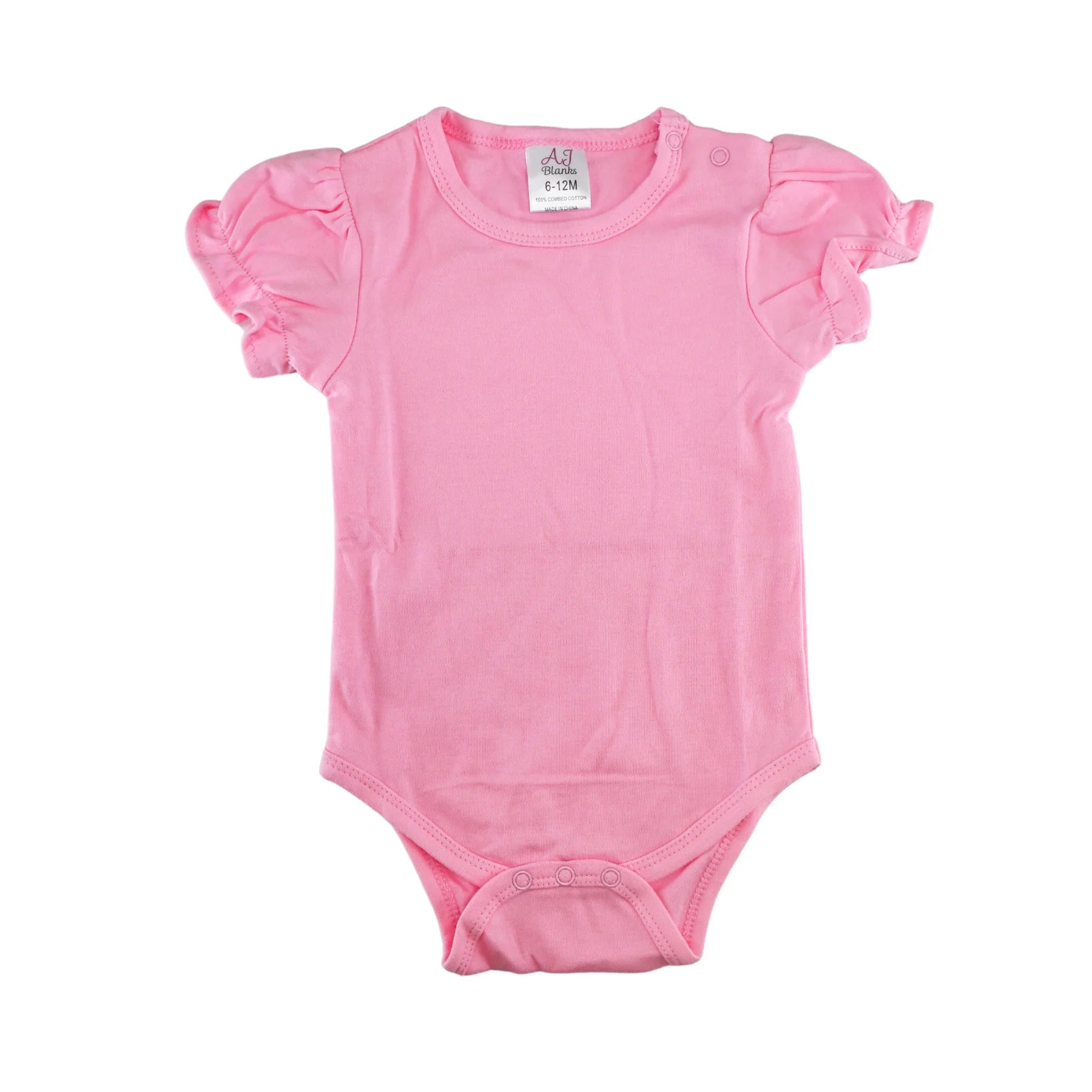 Girl's Ruffle Short Sleeve Bodysuit