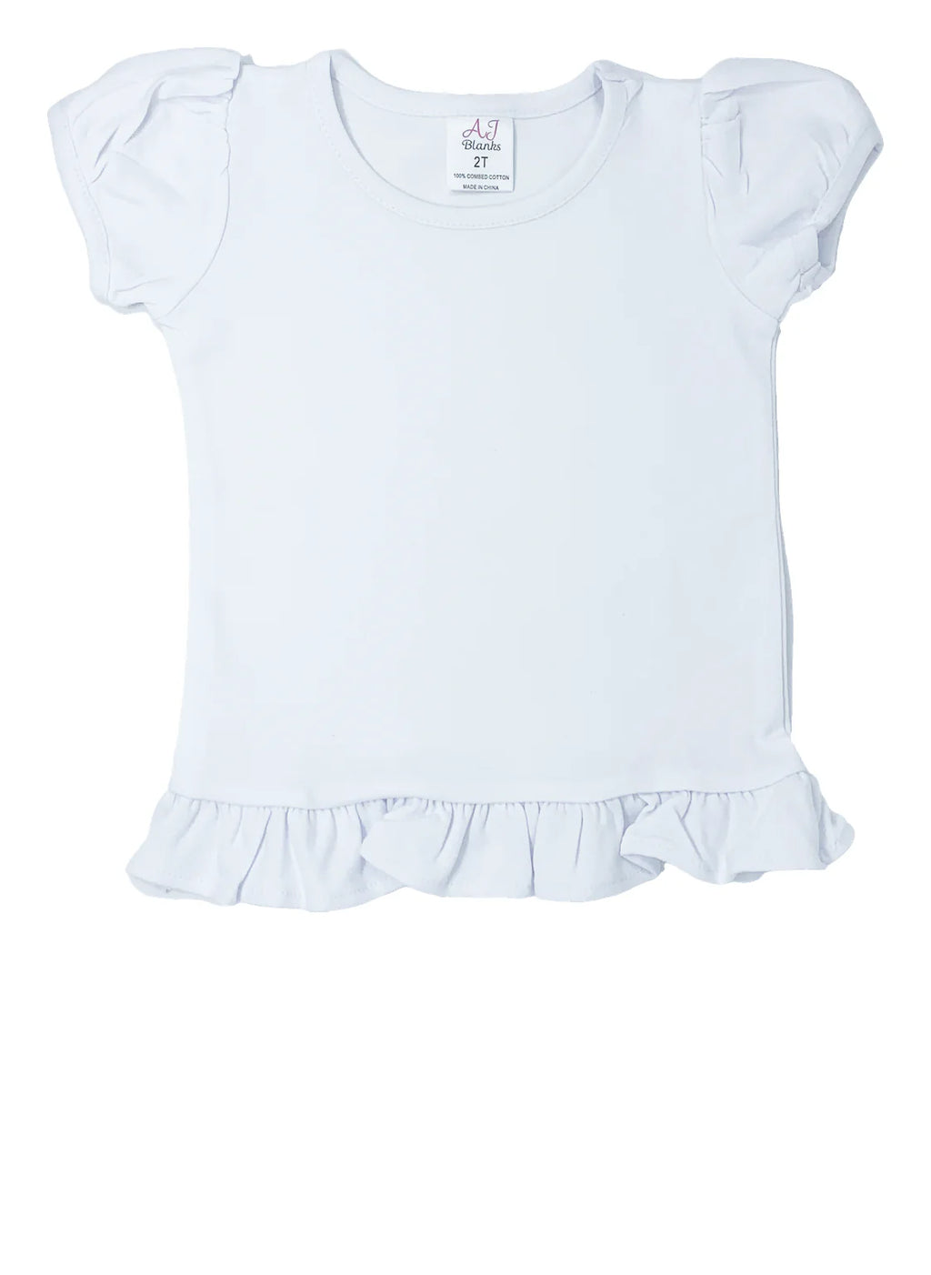 Short Sleeve Ruffle Bottom Shirt
