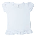 Short Sleeve Ruffle Bottom Shirt