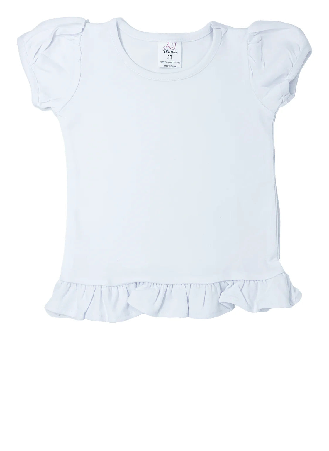 Short Sleeve Ruffle Bottom Shirt